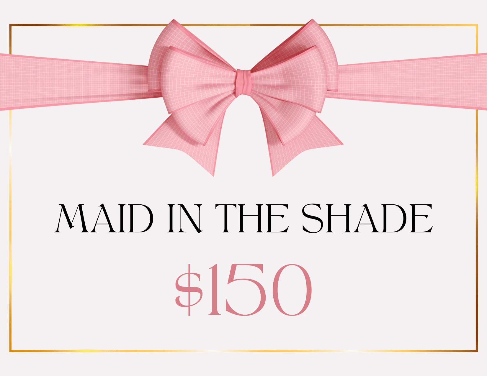 Gift Card for house cleaning services - $150 value - Maid in the Shade